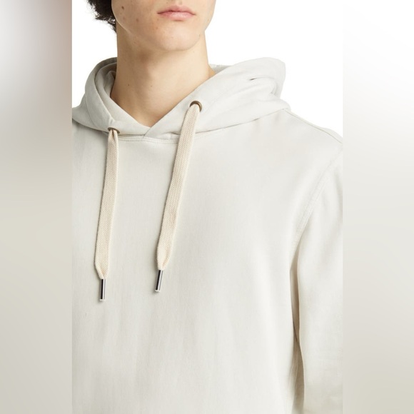 Buck Mason Hoodie Sweatshirt Short Sleeve Brushed Loopback Terry Large - Picture 16 of 16